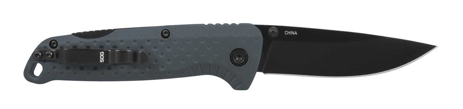 SOG 13-11-06-43 Adventurer Lb 3.5" Blade Gry/Black