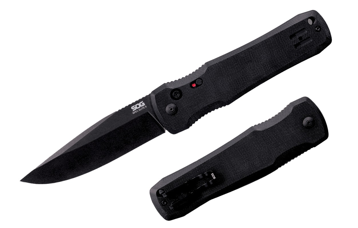 SOG SE-63        SPEC ELITE AUTO II BLACK PVD