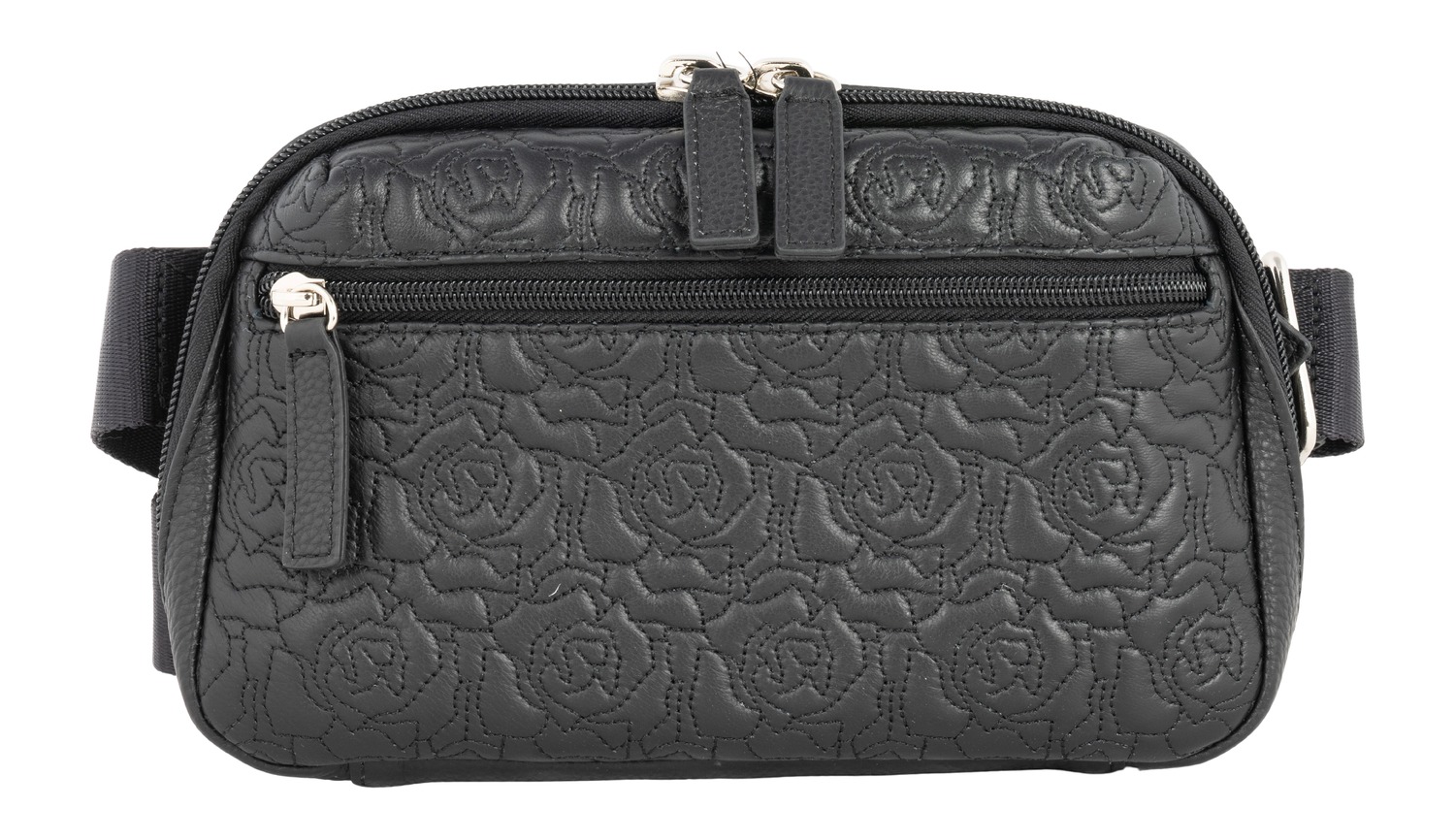 GTM GTM-117/RSE BLACK WAITSPACK CROSSBODY-LAMB