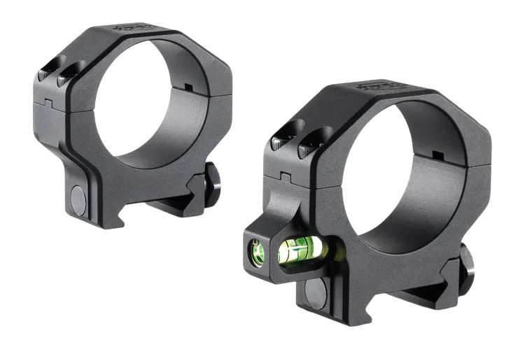 RPM Precision 35mm Medium (1.00'') Scope Rings with Co-linear Bubble Level