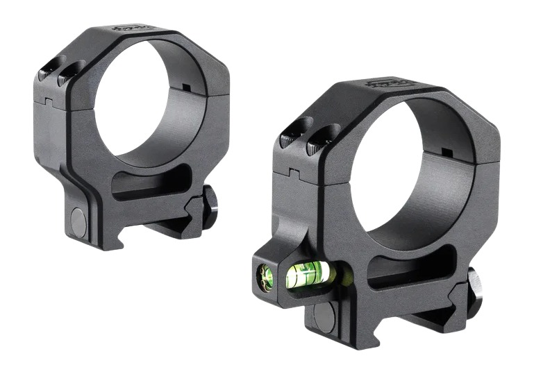 RPM Precision 35mm High (1.25'') Scope Rings with Co-linear Bubble Level