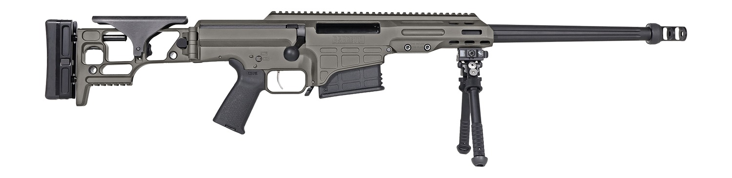 Barrett 20168 MRAD Covert 308 Win 10+1 17" Black Match Grade Fluted Barrel, Tungsten Gray Cerakote Aluminum Receiver w/Picatinny Rail, Side Folding w/Adj Comb Black Polymer Stock, Black Polymer Grip,