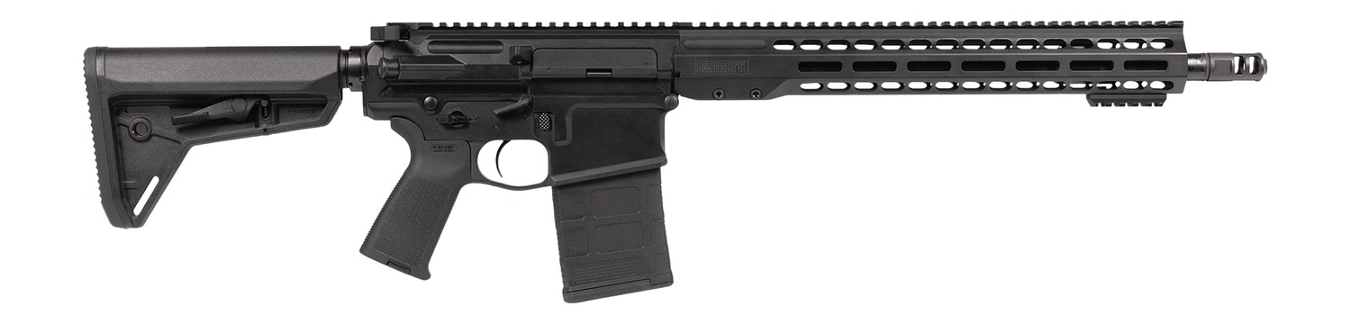 Barrett 18828 REC10 DMR 6.5 Creedmoor 20+1 16" Black Match Grade Threaded Barrel, Black Cerakote Aluminum Receiver w/Picatinny Rail, M-LOK Handguard, Magpul MOE Black Polymer Stock & Grip, Ambidextrou