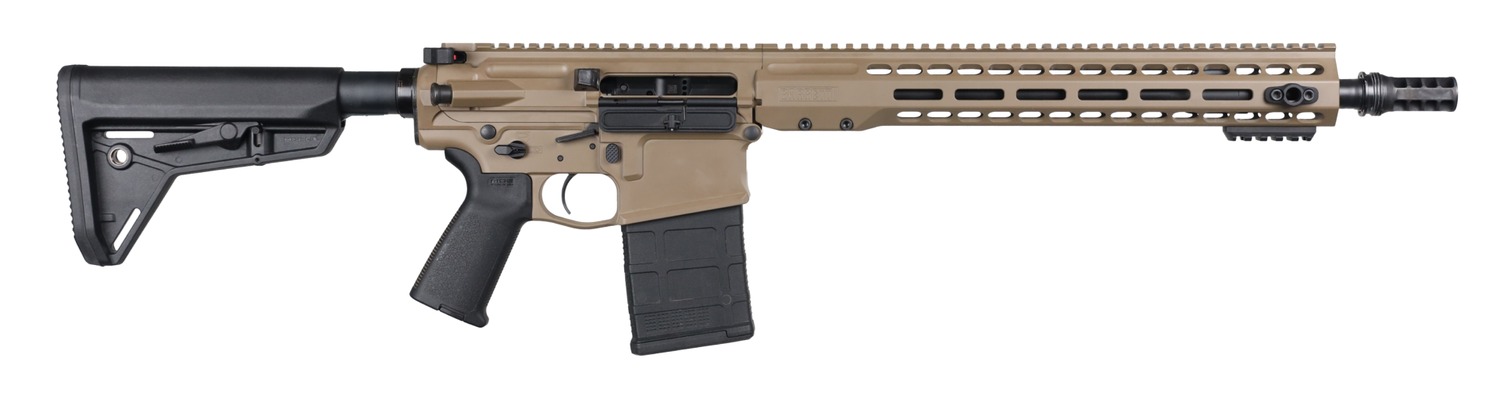 Barrett 18851 REC10 LR 6.5 Creedmoor 20+1 20" Black Match Grade Threaded Barrel, Flat Dark Earth Cerakote Aluminum Receiver w/Picatinny Rail, M-LOK Handguard, Magpul MOE Black Polymer Stock & Grip, Am