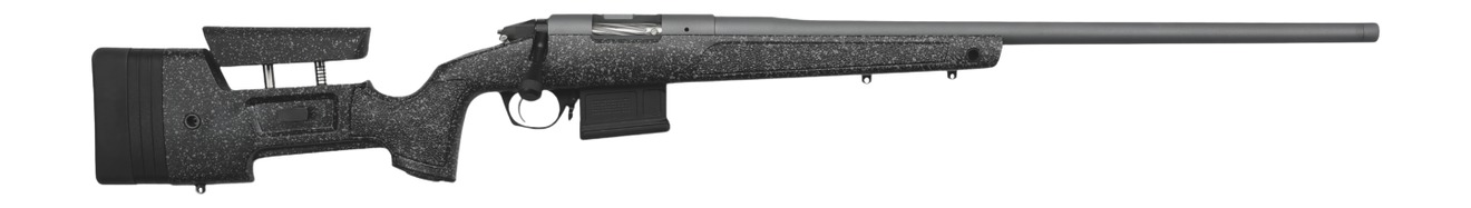 Bergara Rifles BPR20-25CM Premier HMR Pro 25 Creedmoor 5+1 24" Tactical Gray Cerakote Threaded Barrel, Tactical Gray Cerakote Drilled & Tapped Stainless Steel Receiver, Mini Chassis w/Adj Cheek & LOP