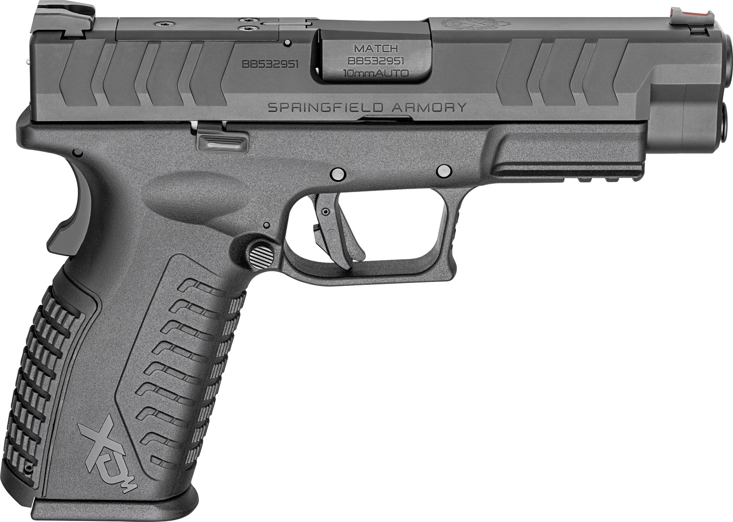 Springfield Armory XDME94510BHCOSP15 XD-M Elite OSP 10mm Auto 15+1 4.50" Black Melonite Black Steel Match Grade Barrel & Optic Ready/Serrated Slide, Black Polymer Frame w/Picatinny Rail, Black Polymer