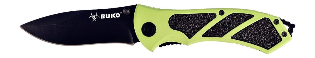 RUKO RUK0061HG-CS 440A 3-1/4"HIVIZ GRN FOLDING CS - RUKO