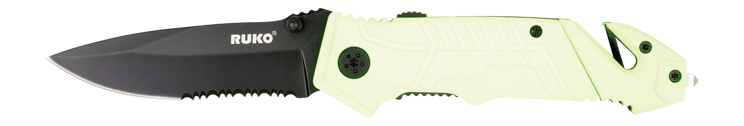 RUKO RUK0144SHG-CS 440A 3-1/4"HIVIZ GRN FOLDING - RUKO