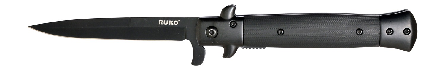 RUKO RUK0184BK 420A 4"BLKOUT FOLDING G10 - RUKO