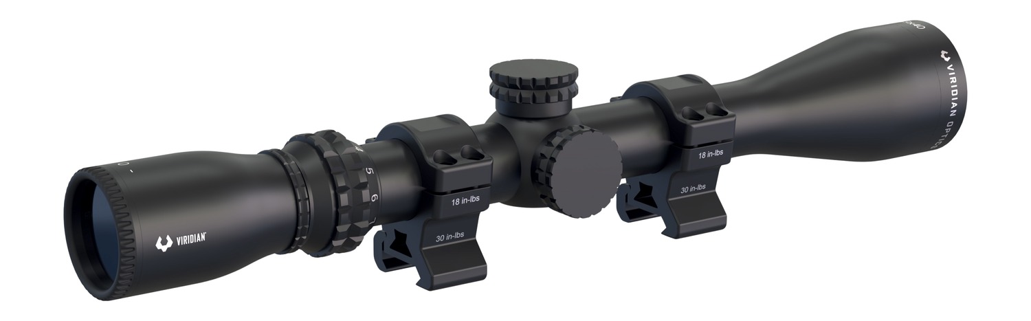 VIR 981-0204   VENTA         4-12X40 W/ RINGS  BLK