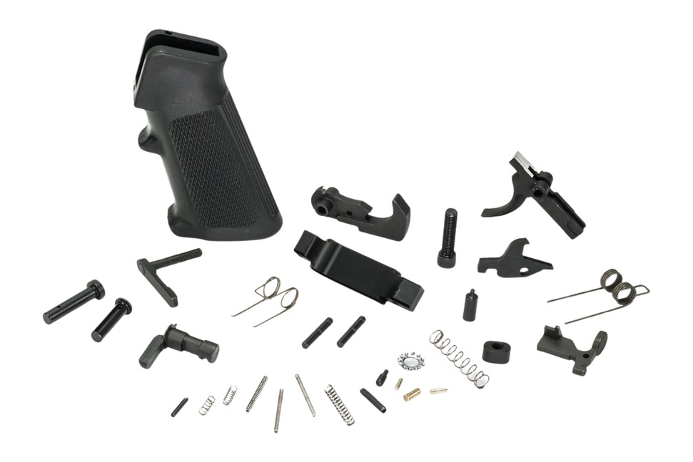 KAK Industry Lower Parts Kit, For AR-15, Black 506-1015-007