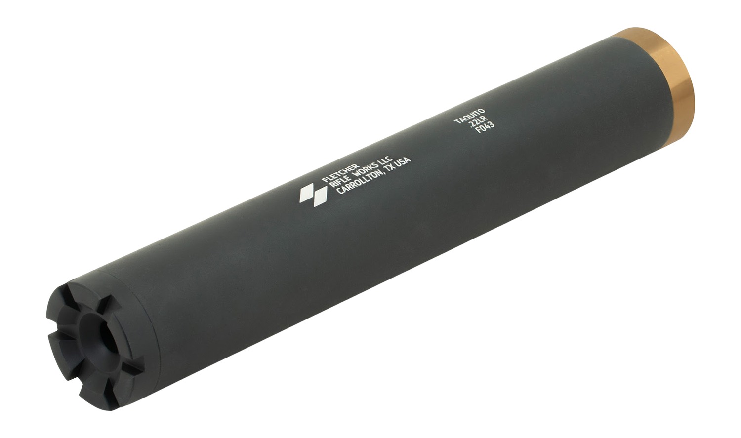 Fletcher Rifle Works TAQUITOBLK Taquito 22LR 1in. Black Stainless Steel/Al-img-0