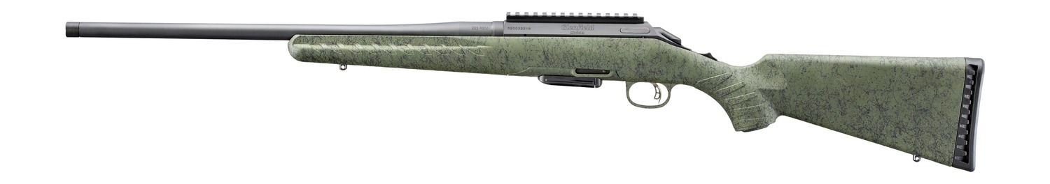 Glenfield Model A 223 Rem 20 in. Threaded 5+1 Bolt-Action Rifle Moss Green - Superb Accurate Value 4 Glenfield Model A 223 Rem bolt-action rifle with moss green splatter stock and 20 inch threaded barrel
