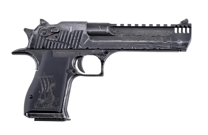Magnum Research DE50VK1 Desert Eagle Mark XIX Viking 50 AE 7+1 6" Carbon Steel Integral Muzzle Brake/Picatinny Rail Barrel