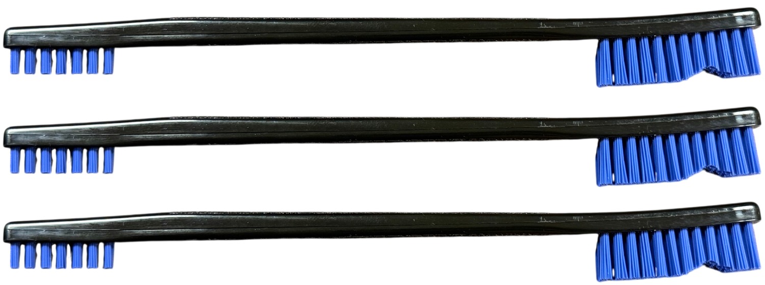 PROSHOT BAP-3PK  DE UTILITY AP STIFF BLU BRUSH 3PK