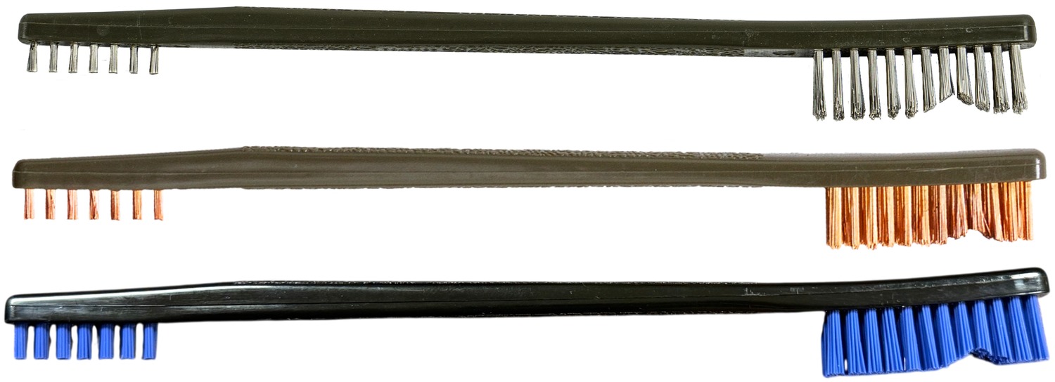 PROSHOT AP-3PK  NYLON/BRONZE/SS AP UTIL BRUSH 3PK