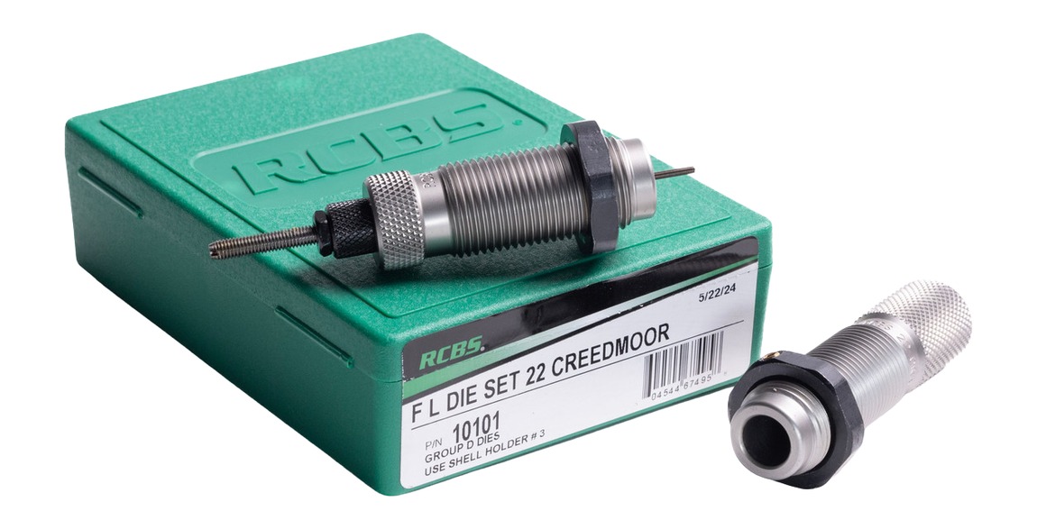 RCBS 10101 F L DIE SET 22 CREEDMORE