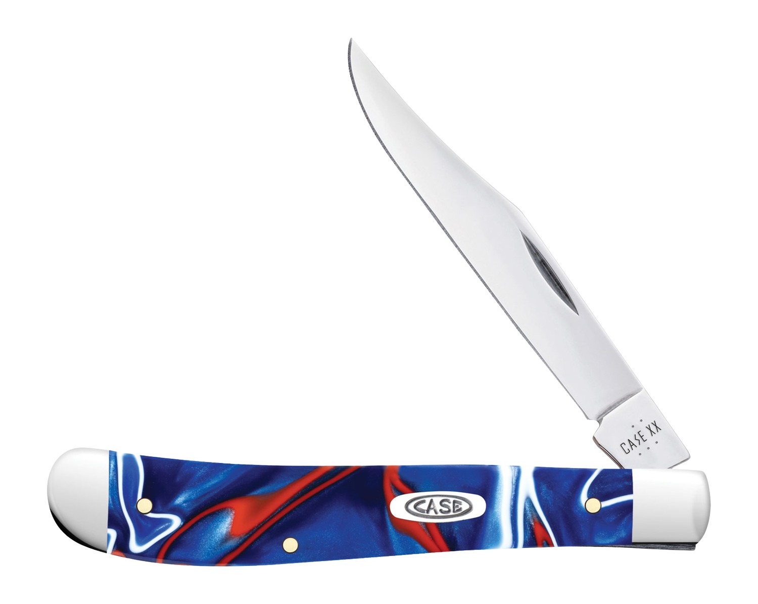 CASE 11229 PATRIOTIC KIRINITE SLIMLINE TRAPPER