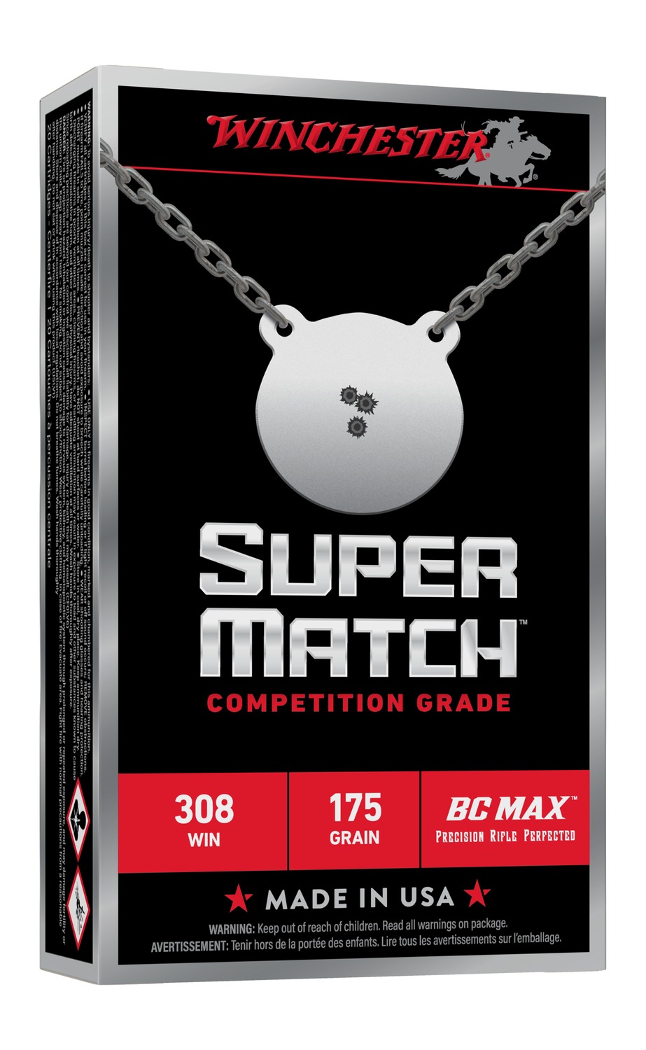 Winchester Super Match .308 Winchester 175 Grain BC Max 20/10
