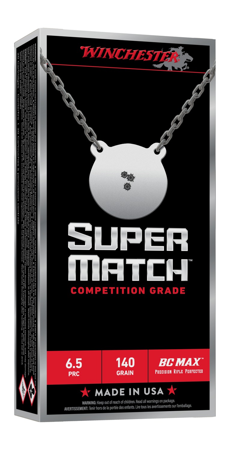 Winchester Super Match 6.5 PRC 140 Grain B.C. Max (20/10)