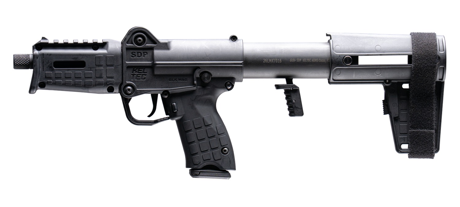 KEL-TEC SDP Sub-SDP 9MM 6" Barrel Folding Sub Pistol with Brace