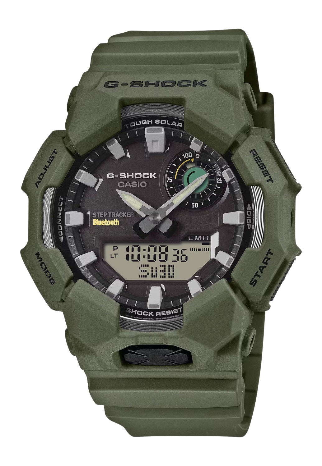GSHOCK GA-B010-3ACR  SOLAR POWER ANALOG-DIG GRNBLK