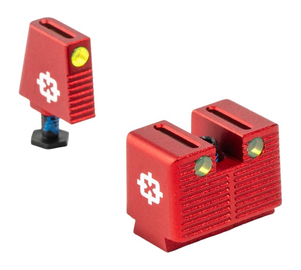 CROSS CRGST-RD      FIBER OPTIC TALL HGHT  GLK RED