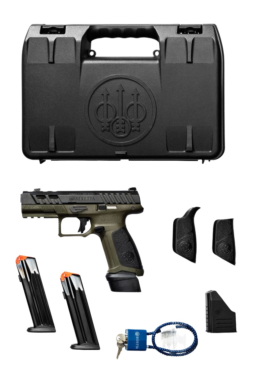 Beretta APX A1 Ported 21 Round 9mm 4.25 in. OD Green - Superb Smooth 3 Beretta APX A1 Ported 21 Round 9mm 4.25 in. OD Green - Superb Smooth - Image 3