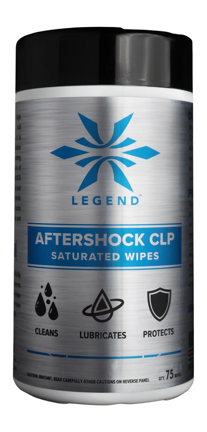 LEGEND AS-SW-75      AFTERSHOCK CLP SATURATED WIPE
