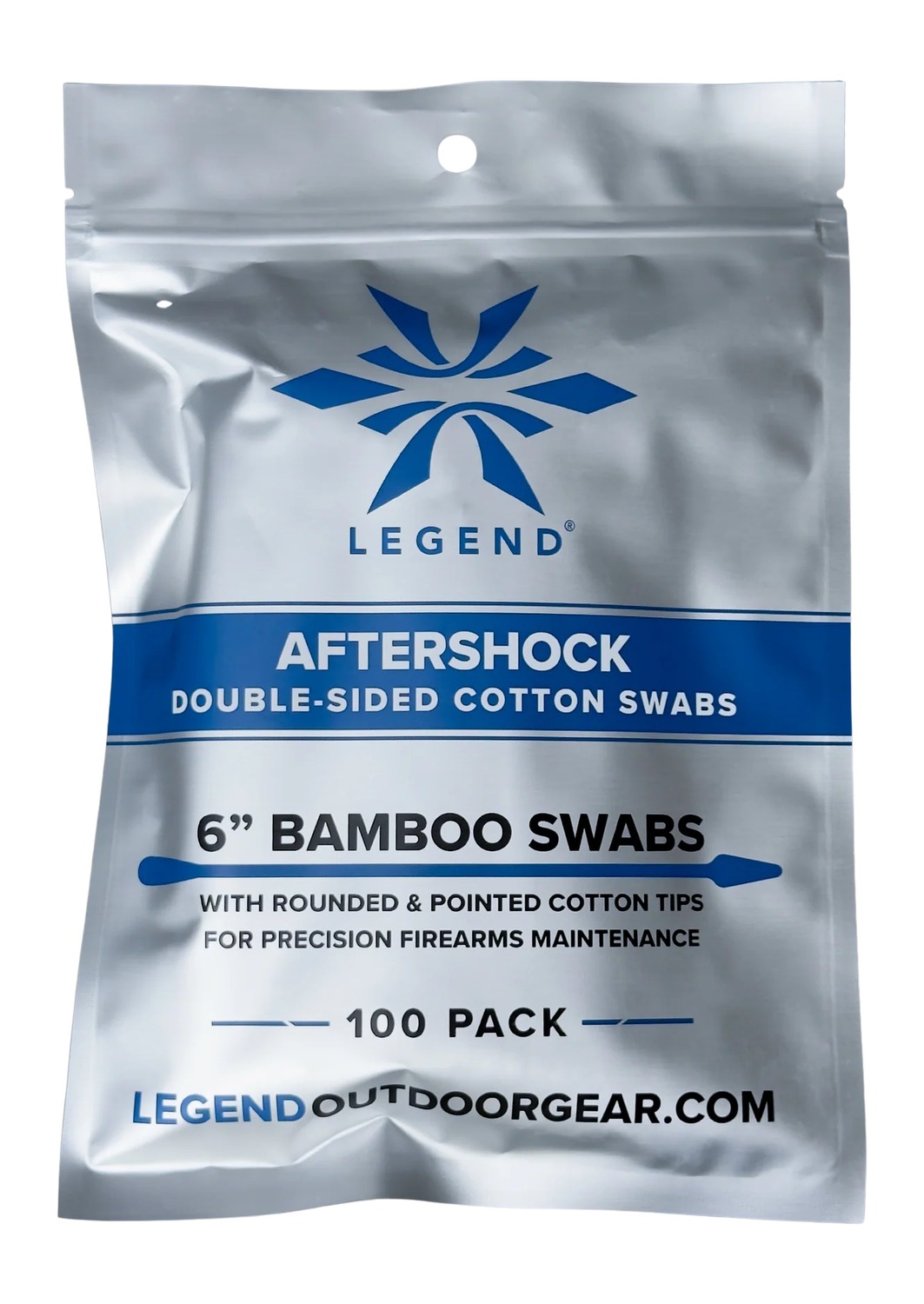 LEGEND AS-CS-100     AFTERSHOCK DBL SIDED 6"SWABS