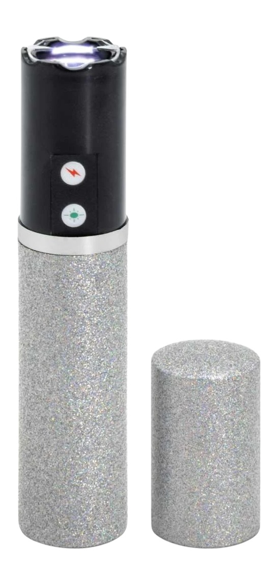 Sabre Fashionable Stun Gun Silver Compact Personal Defense Device for Everyday Carry