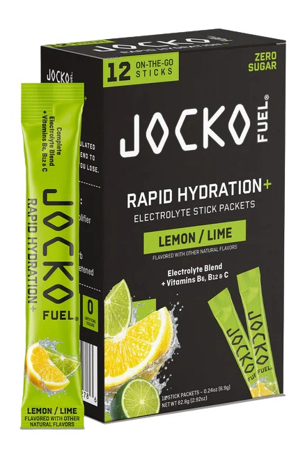 JOCKO 29278 RAPID HYDRATION POWDER LEMON LIME 6/12