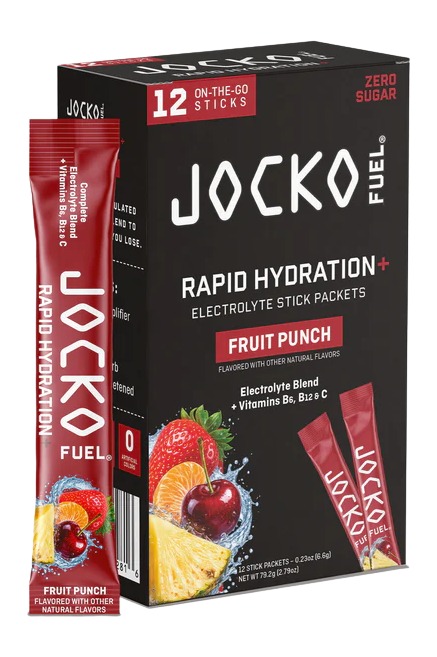 JOCKO 29281 RAPID HYDRATION POWDER FRUIT PNCH 12PK