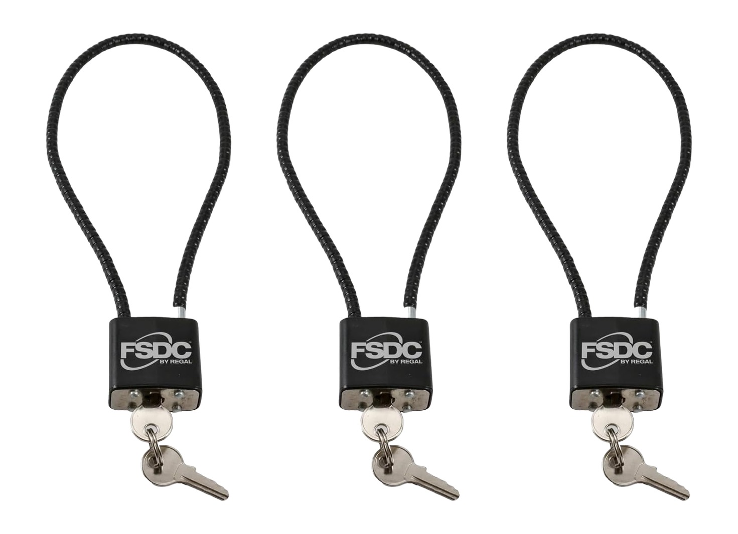 FSDC FSDC-CL1560RKA 15" KEYED CABLE GUN LOCK 3P - FSDC
