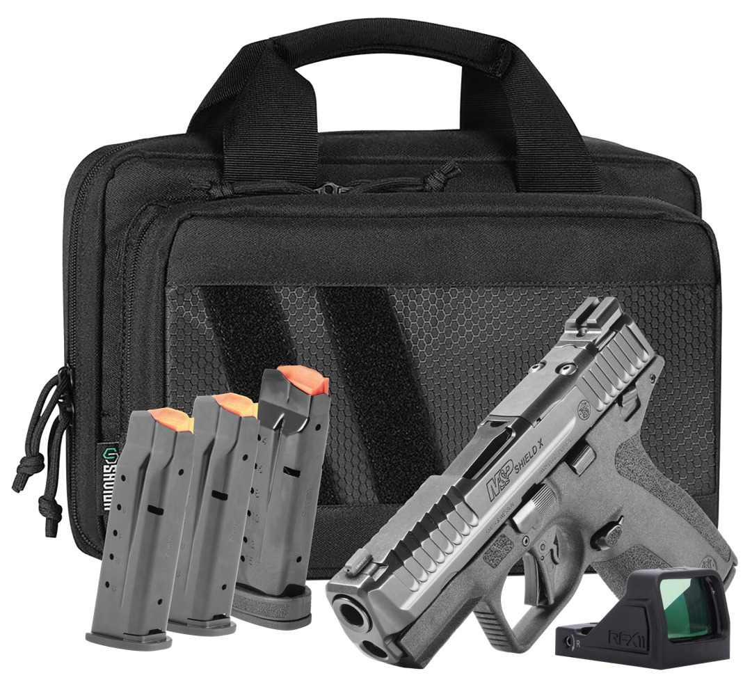 S&W SHIELDX 14955  9MM 3.6 13R/15R TS RFX11 BUNDLE
