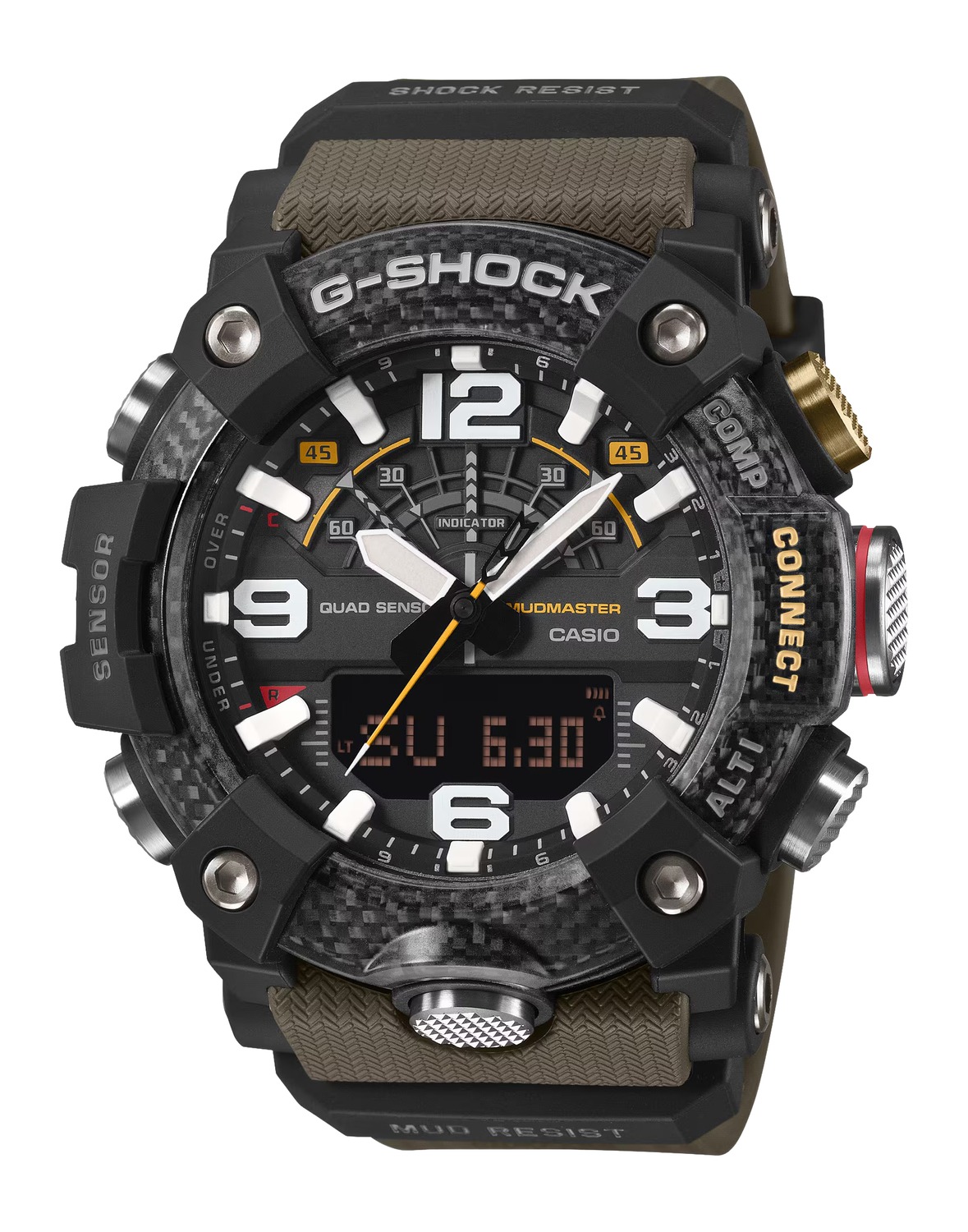 GSHOCK GG-B100X-1A3 ANALOG-DIG MUDMASTER GRN
