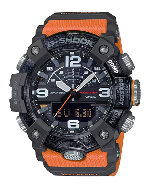 GSHOCK GG-B100X-1A9CR ANALOG-DIG MUDMASTER ORANGE