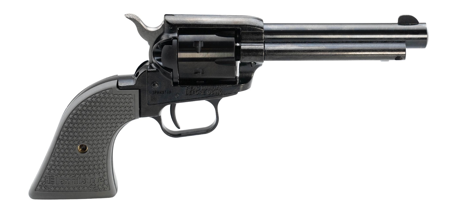 Heritage Rough Rider 22LR Revolver 4.75in Black/Gray Polymer Grips