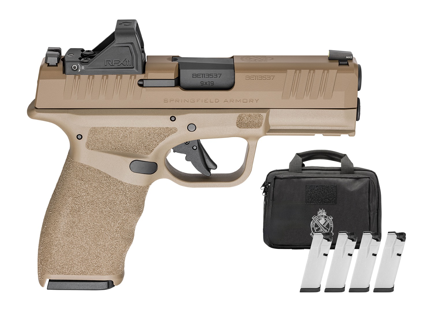 Springfield Armory Hellcat Pro 9mm Full Size Pistol (FDE)