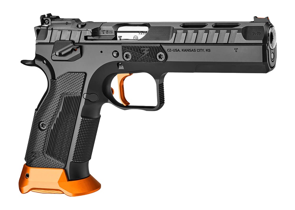 CZ TS3 SA 9mm FS 20RD Polymercoat Black G10 Grip Semi-Automatic Pistol