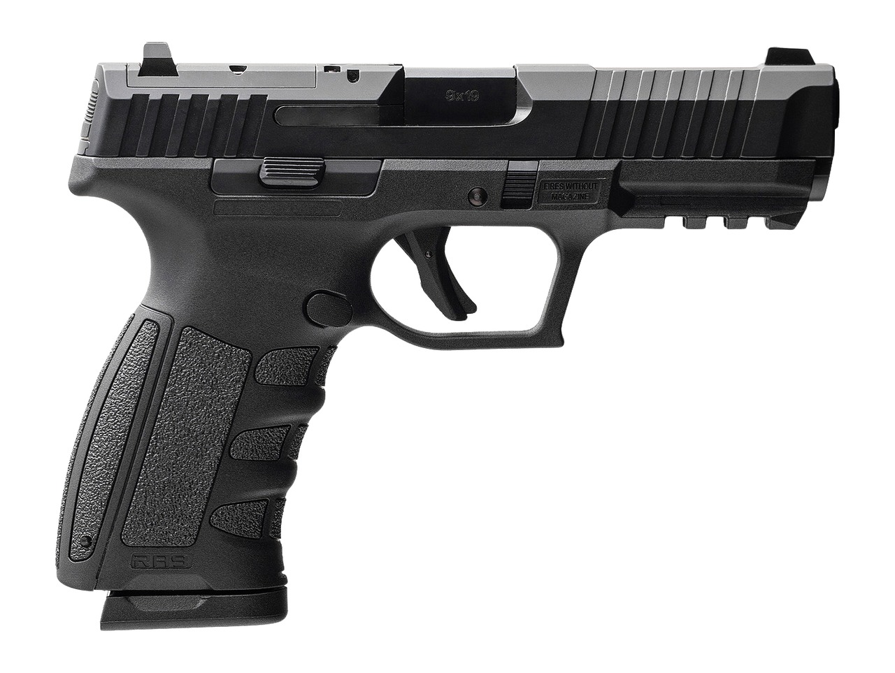 SDS Imports MAC RA9 Handgun 9mm Luger 17rd Magazines(2) 4.25 Barrel Black - SDS Arms - 9MM