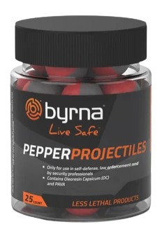 Byrna HD Pepper Projectiles, .68 Caliber (25 Pack)