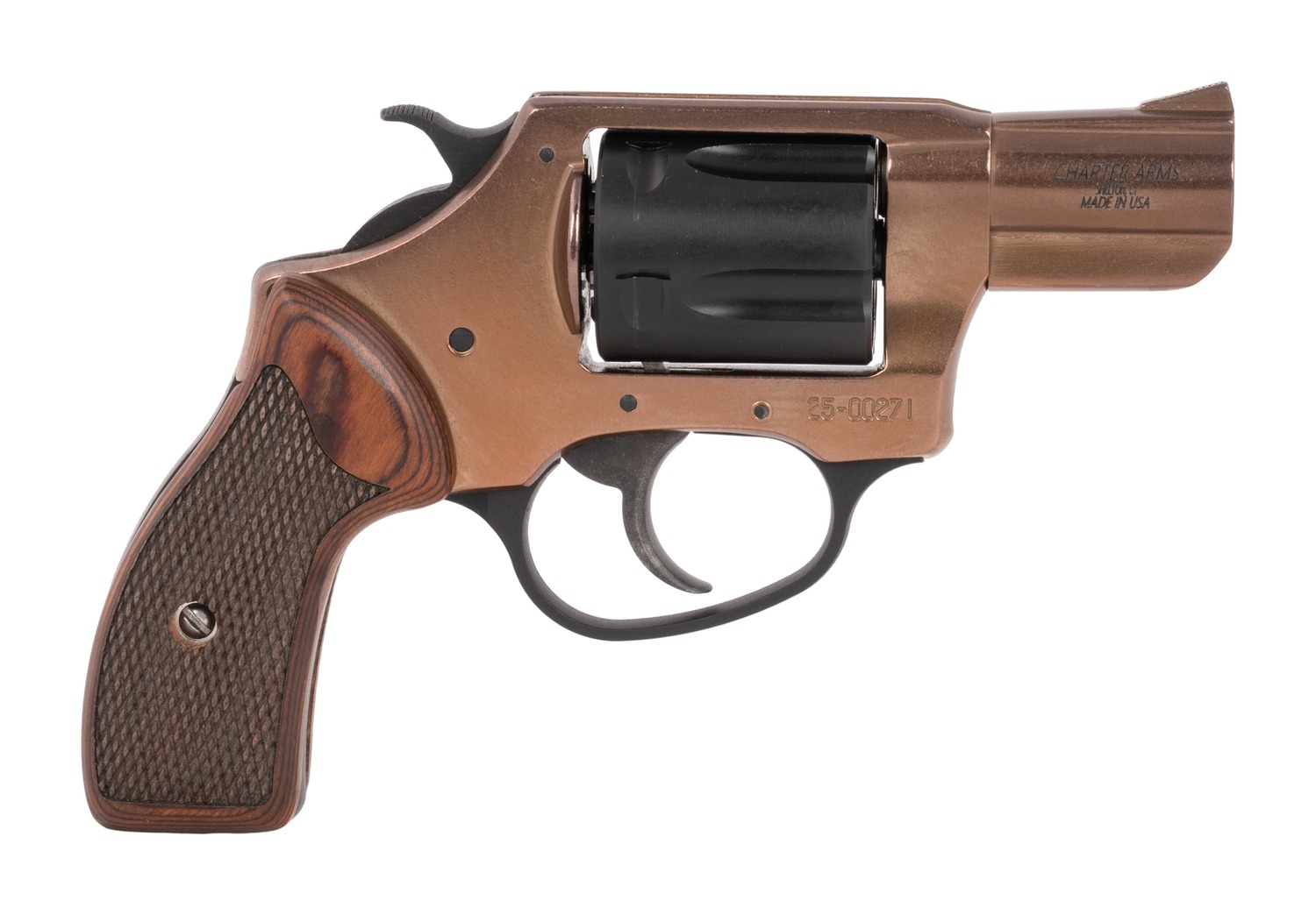 CHA 73869 .38 Special 2 In 5-Rounds Bourbon Finish - Charter Arms - 38 Special