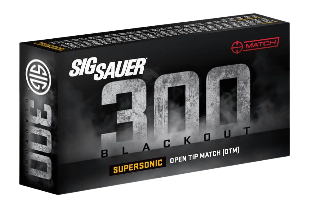 SIG Sauer .300 AAC Blackout 125 gr OTM Match Supersonic Rifle Ammo (20 rd.)