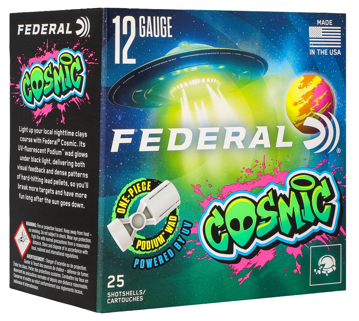 Federal Cartridge COS Clay 12 Gauge 2-3/4" 1-1/8oz Shotshell