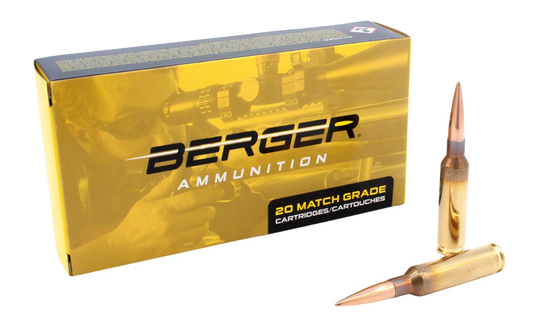 Berger Long Range Hybrid Target 6.5 Creedmoor 144 gr LRHT Target Rifle Ammunition (20/box)