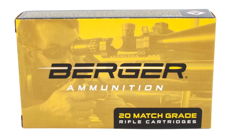 Berger Hybrid Target 6mm Creedmoor 105gr OTM 20-Round Match Ammunition