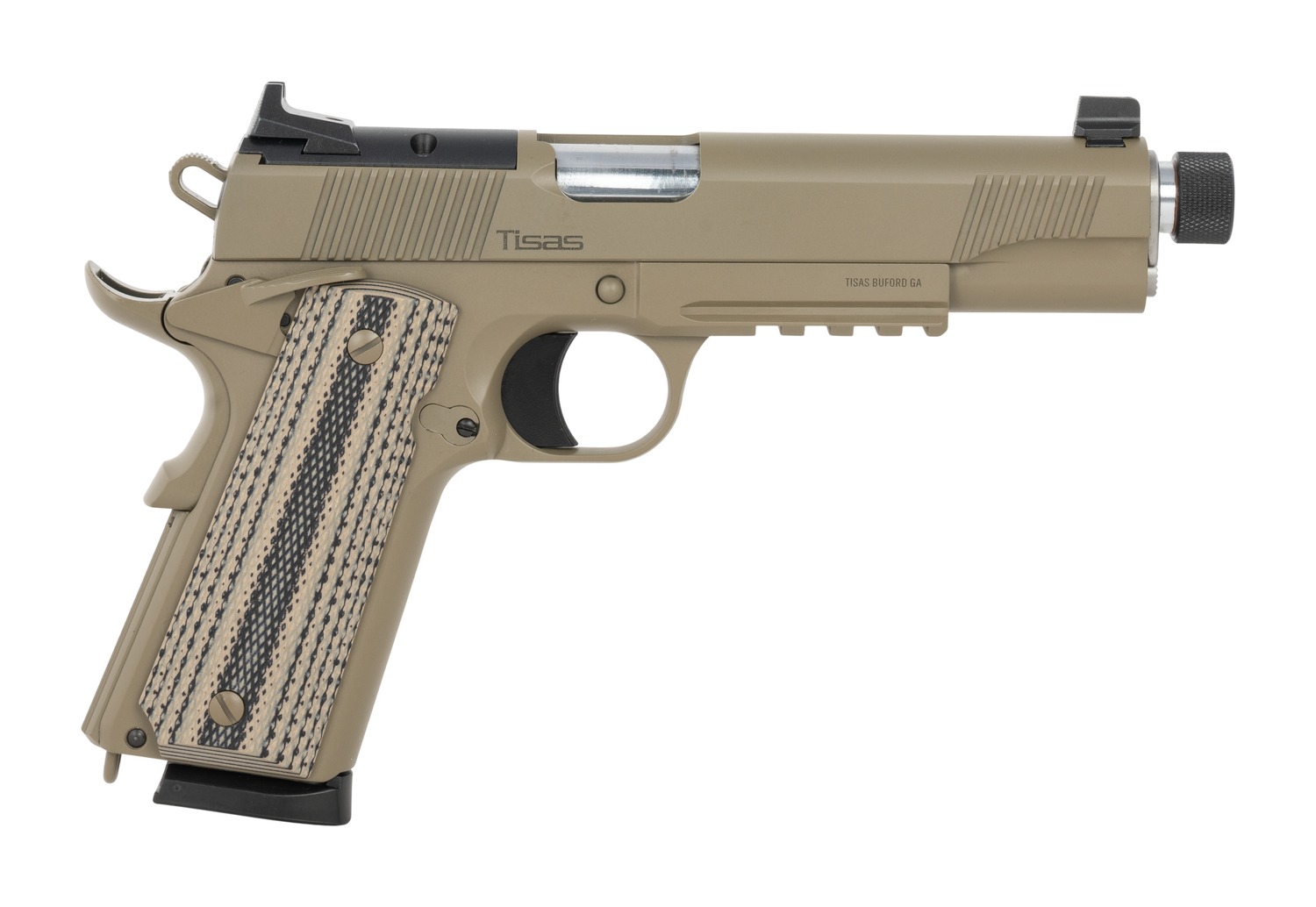 TISAS 1911 RAIDER TH 45ACP 5.5 OR FDE 2 8RD
