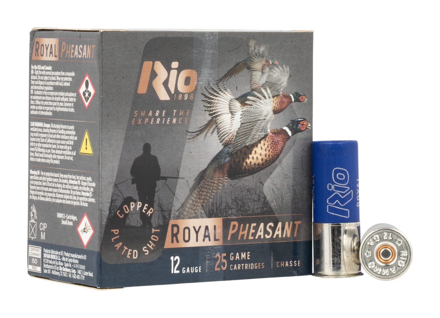 Rio Outdoors RPCHV365 12 Gauge 2-3/4 in High Velocity Shotshell