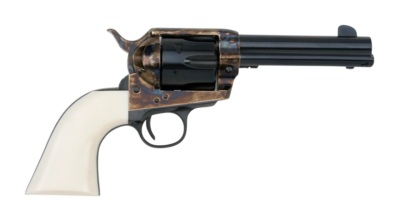 PIETTA Great Western II Californian Deluxe 4.75" Ultra Ivory Revolver